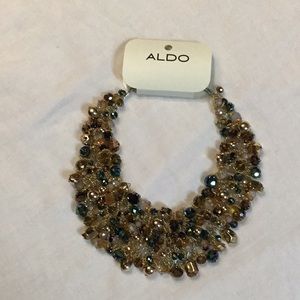 “Aldo” Multi-colored Beaded Statement Necklace
